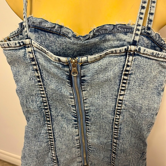 BNWT Denim Mini Dress - Picture 6 of 6